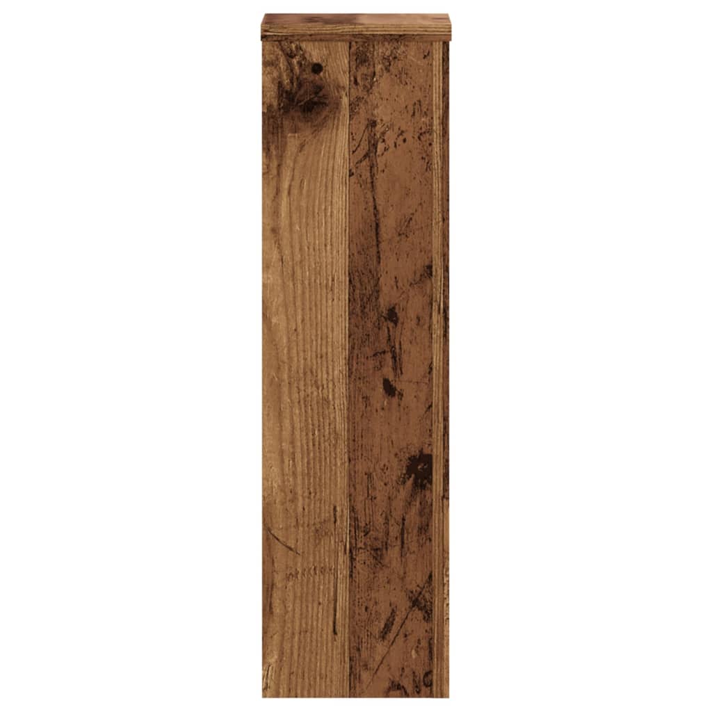 Pflanzenständer 2 Stk. Altholz-Optik 17x17x60 cm Holzwerkstoff
