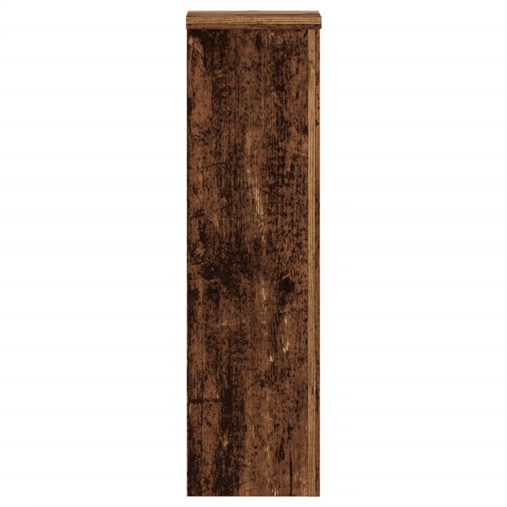 Pflanzenständer 2 Stk. Altholz-Optik 17x17x60 cm Holzwerkstoff