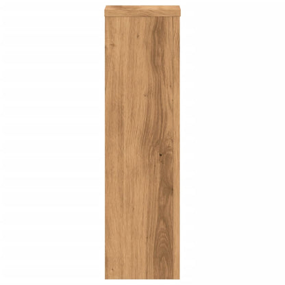 Pflanzenständer 2 Stk. Artisan-Eiche 17x17x60 cm Holzwerkstoff