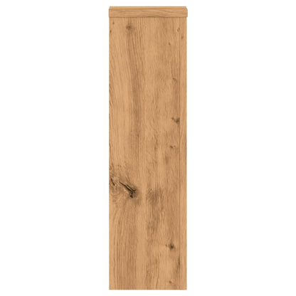 Pflanzenständer 2 Stk. Artisan-Eiche 17x17x60 cm Holzwerkstoff