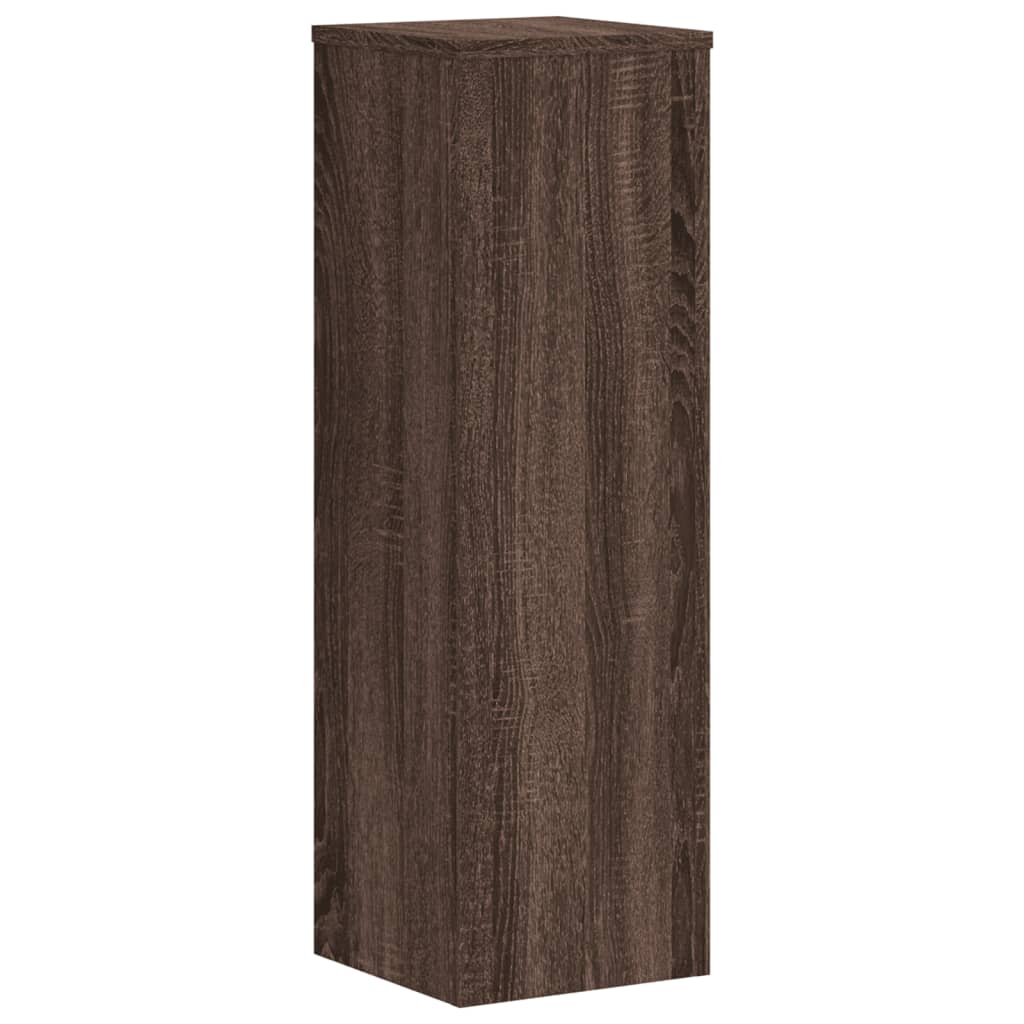 Pflanzenständer 2 Stk. Eichen-Optik 25x25x80 cm Holzwerkstoff