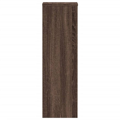 Pflanzenständer 2 Stk. Eichen-Optik 25x25x80 cm Holzwerkstoff