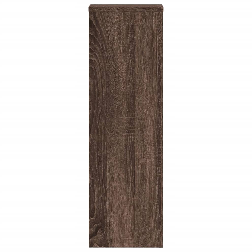 Pflanzenständer 2 Stk. Eichen-Optik 25x25x80 cm Holzwerkstoff