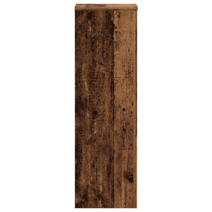 Pflanzenständer 2 Stk. Altholz-Optik 25x25x80 cm Holzwerkstoff
