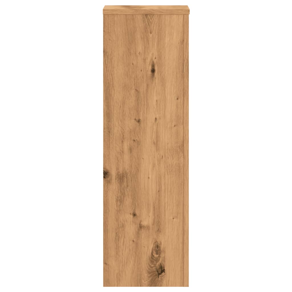 Pflanzenständer 2 Stk. Artisan-Eiche 25x25x80 cm Holzwerkstoff