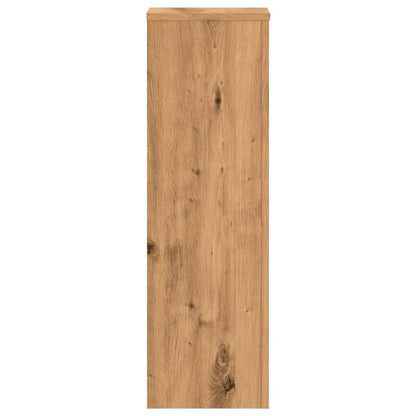 Pflanzenständer 2 Stk. Artisan-Eiche 25x25x80 cm Holzwerkstoff