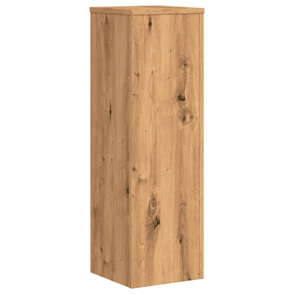 Pflanzenständer 2 Stk. Artisan-Eiche 25x25x80 cm Holzwerkstoff