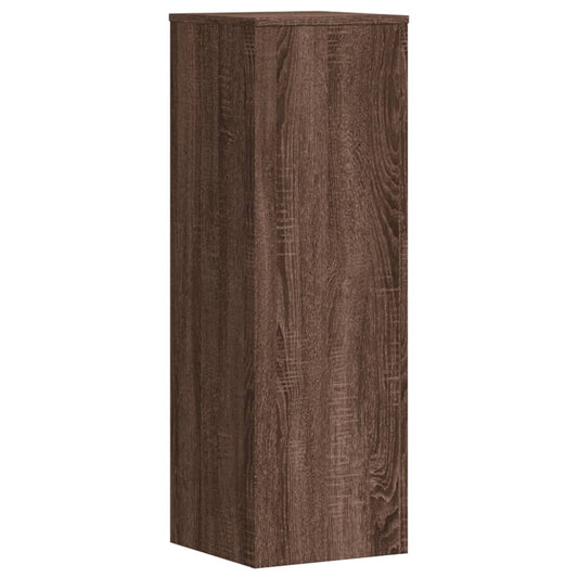 Pflanzenständer Eichen-Optik 33x33x100 cm Holzwerkstoff