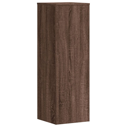 Pflanzenständer Eichen-Optik 33x33x100 cm Holzwerkstoff