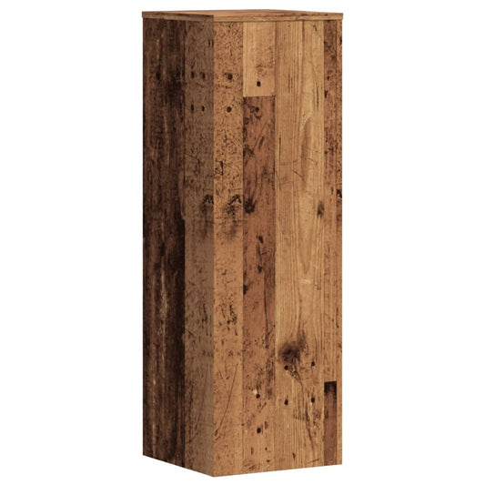 Pflanzenständer Altholz-Optik 33x33x100 cm Holzwerkstoff