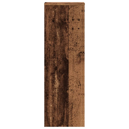Pflanzenständer Altholz-Optik 33x33x100 cm Holzwerkstoff