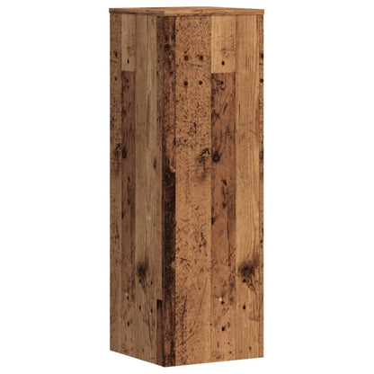 Pflanzenständer Altholz-Optik 33x33x100 cm Holzwerkstoff
