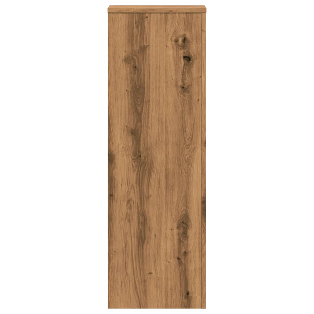 Pflanzenständer Artisan-Eiche 33x33x100 cm Holzwerkstoff
