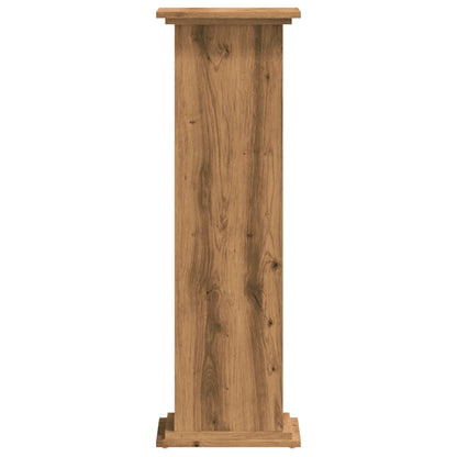 Pflanzenständer Artisan-Eiche 33x33x100 cm Holzwerkstoff