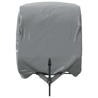Schutzhülle für Wohnwagen Grau 670x250x220 cm Vliesstoff