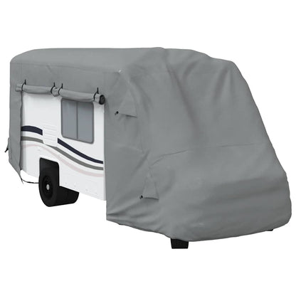 Schutzhülle für Wohnmobil Grau 610x235x275 cm Vliesstoff