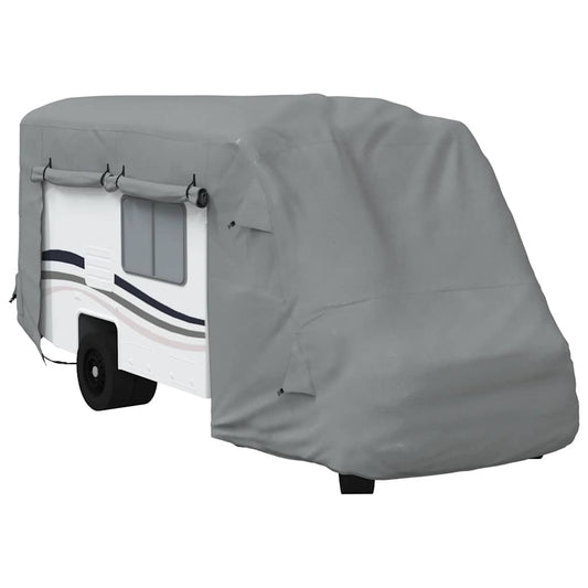 Schutzhülle für Wohnmobil Grau 610x235x275 cm Vliesstoff