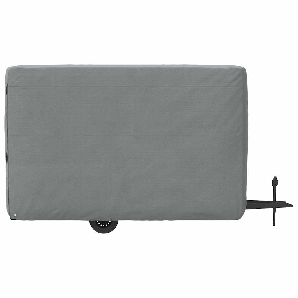 Schutzhülle für Pferdeanhänger Grau 334x148x230 cm Vliesstoff