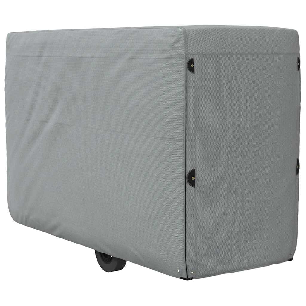 Schutzhülle für Pferdeanhänger Grau 334x148x230 cm Vliesstoff