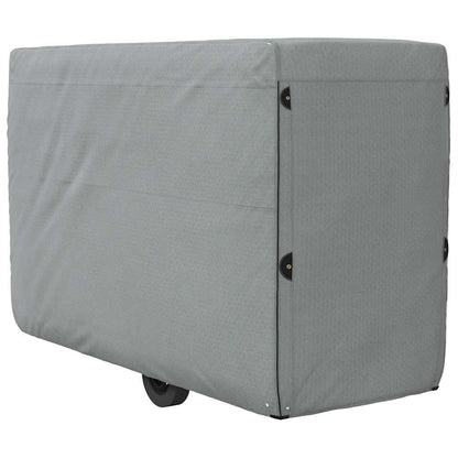 Schutzhülle für Pferdeanhänger Grau 334x148x230 cm Vliesstoff