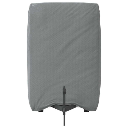 Schutzhülle für Pferdeanhänger Grau 376x168x240 cm Vliesstoff
