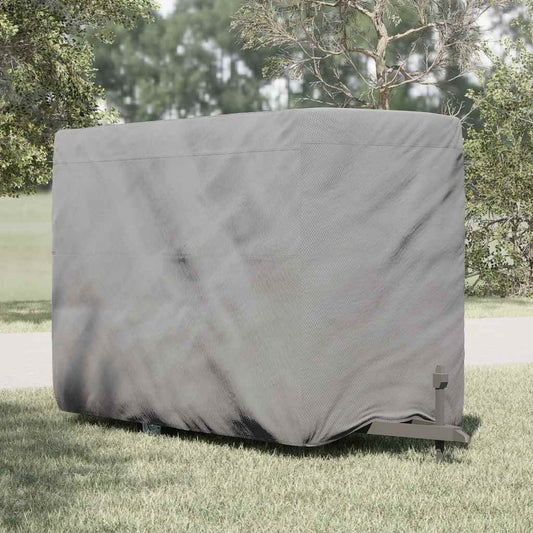 Schutzhülle für Pferdeanhänger Grau 376x168x240 cm Vliesstoff
