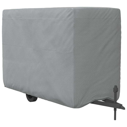 Schutzhülle für Pferdeanhänger Grau 396x178x250 cm Vliesstoff