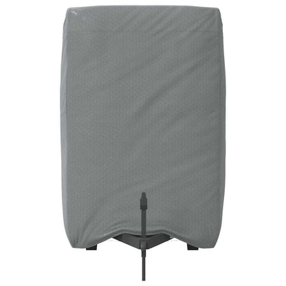 Schutzhülle für Pferdeanhänger Grau 396x178x250 cm Vliesstoff