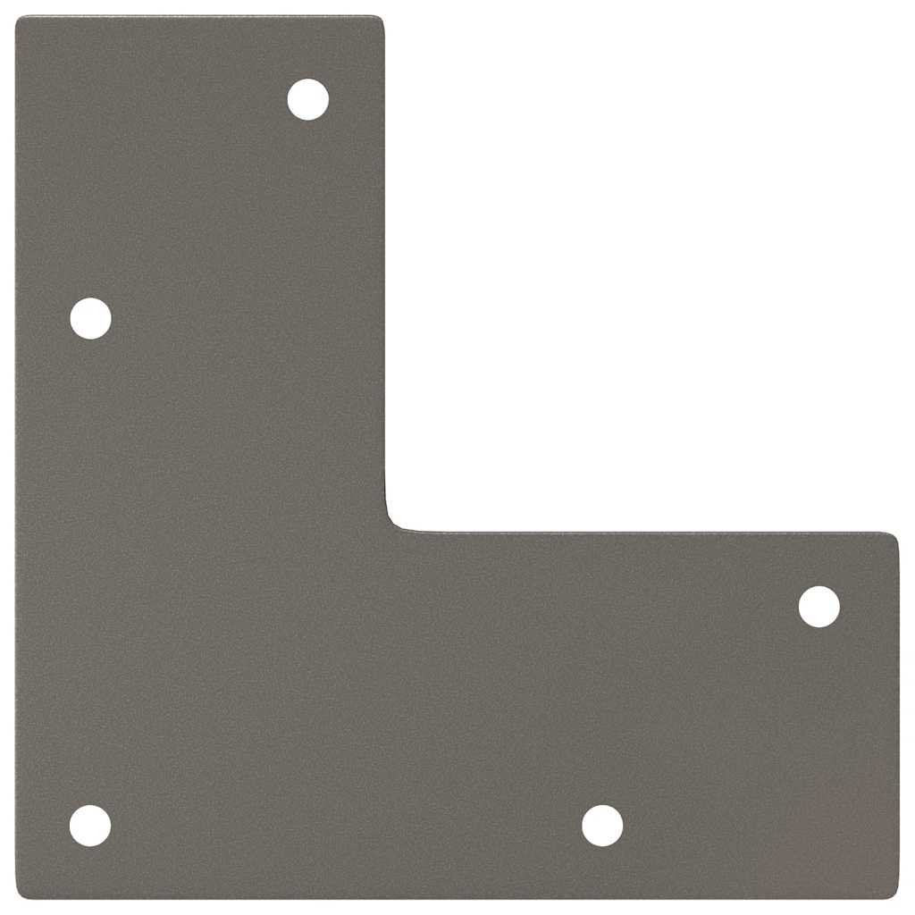 Haarnadelbeine für Couchtisch 4 Stk. Naturstahl 10 cm Massivstahl