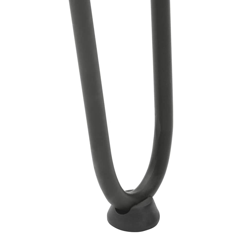 Haarnadelbeine für Couchtisch 4 Stk. Anthrazit 42 cm Massivstahl