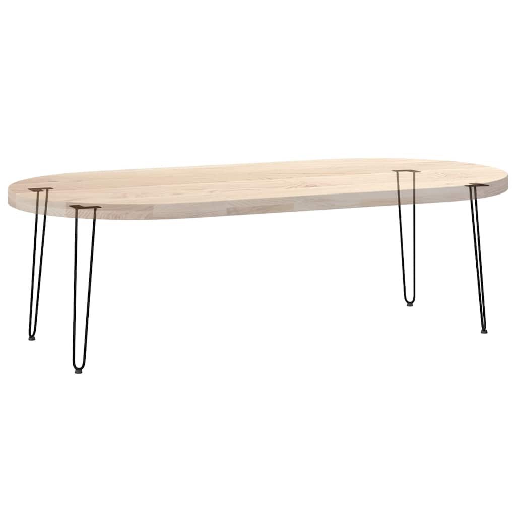 Haarnadelbeine für Konsolentische 4 Stk. Schwarz 72 cm Massivstahl
