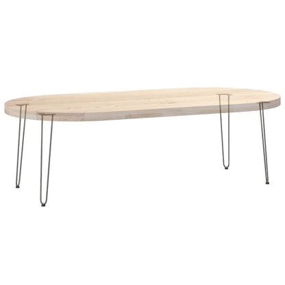 Haarnadelbeine für Konsolentische 4 Stk. Naturstahl 72 cm Massivstahl