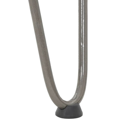 Haarnadelbeine für Konsolentische 4 Stk. Naturstahl 72 cm Massivstahl