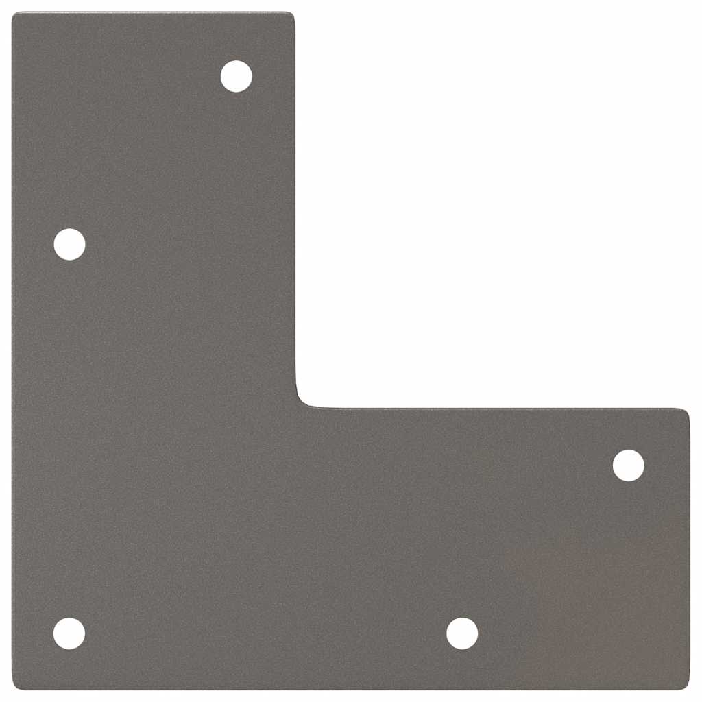 Haarnadelbeine für Couchtisch 4 Stk. Naturstahl 10 cm Massivstahl