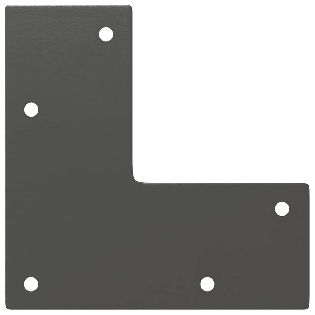 Haarnadelbeine für Couchtisch 4 Stk. Anthrazit 20 cm Massivstahl