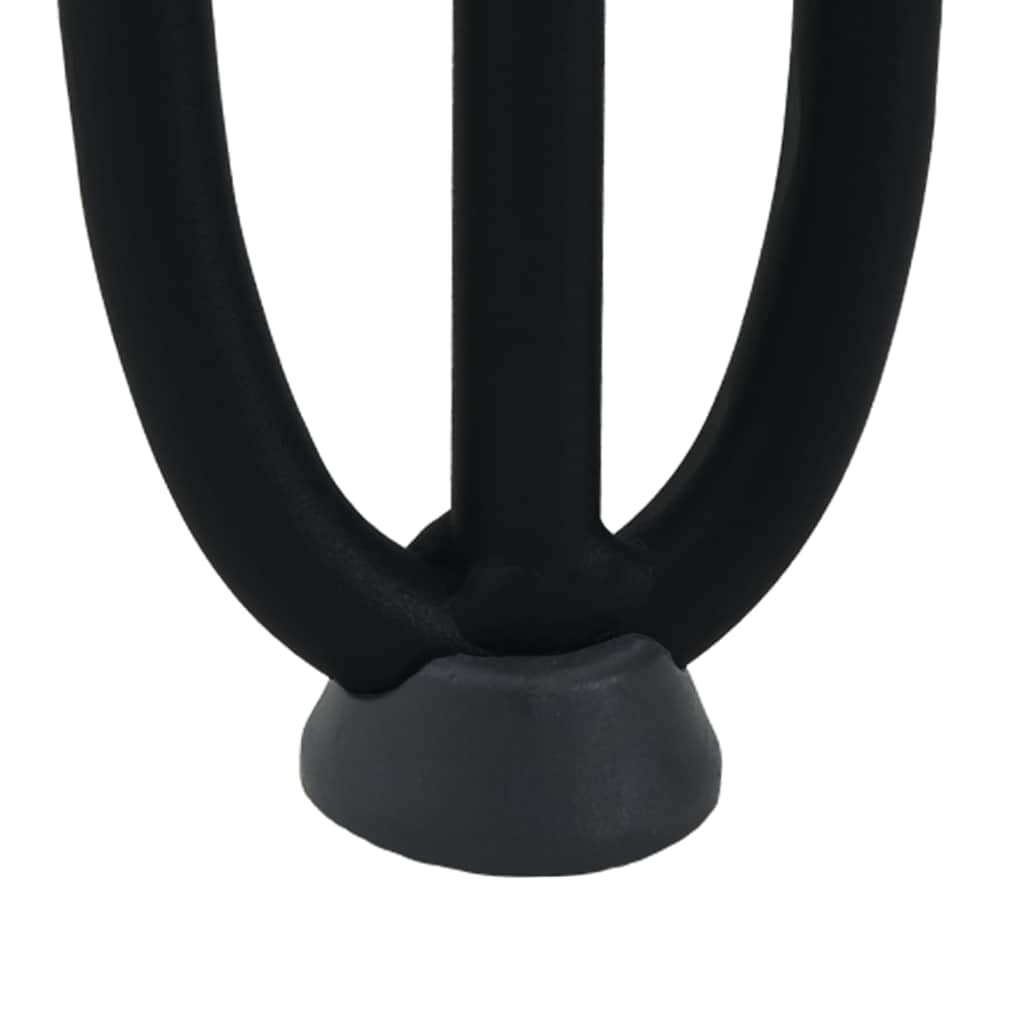 Haarnadelbeine für Couchtisch 4 Stk. Schwarz 30 cm Massivstahl