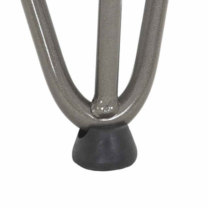 Haarnadelbeine für Couchtisch 4 Stk. Naturstahl 30 cm Massivstahl