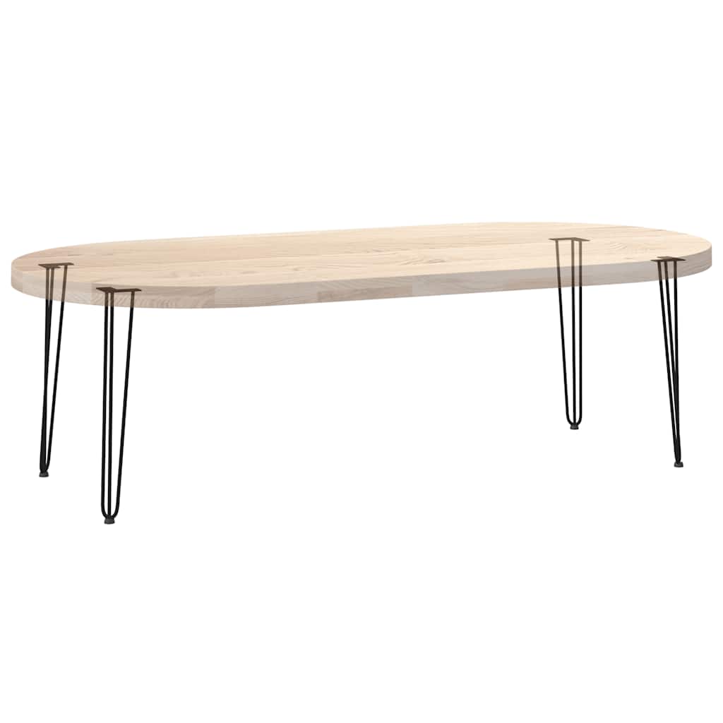 Haarnadelbeine für Konsolentische 4 Stk. Schwarz 72 cm Massivstahl