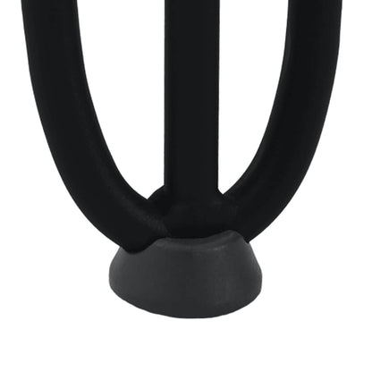 Haarnadelbeine für Konsolentische 4 Stk. Schwarz 72 cm Massivstahl