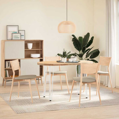 Haarnadelbeine für Konsolentische 4 Stk. Weiß 72 cm Massivstahl