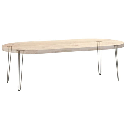 Haarnadelbeine für Konsolentische 4 Stk. Naturstahl 72 cm Massivstahl