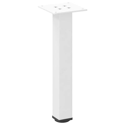 Couchtischbeine 4 Stk. Weiß 30-32 cm Stahl