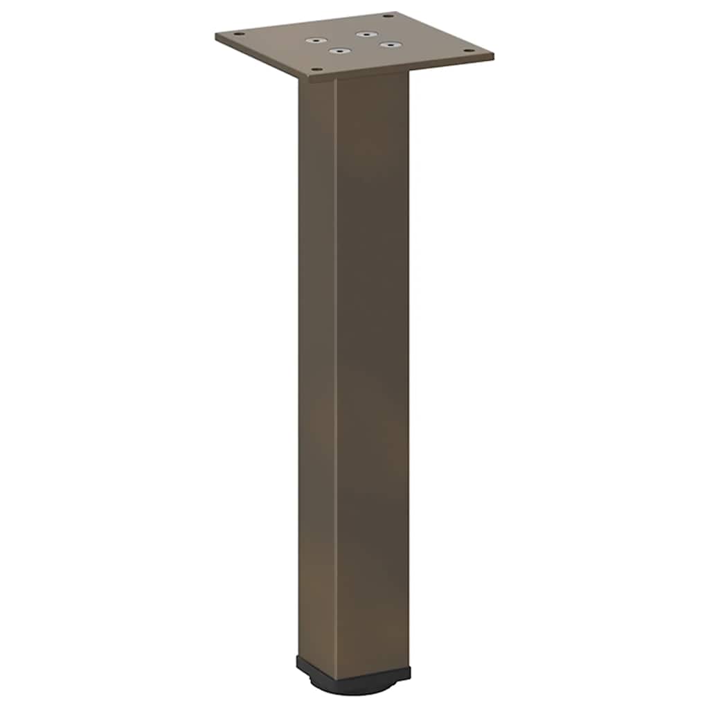 Couchtischbeine 4 Stk. Naturstahl 30-32 cm Stahl