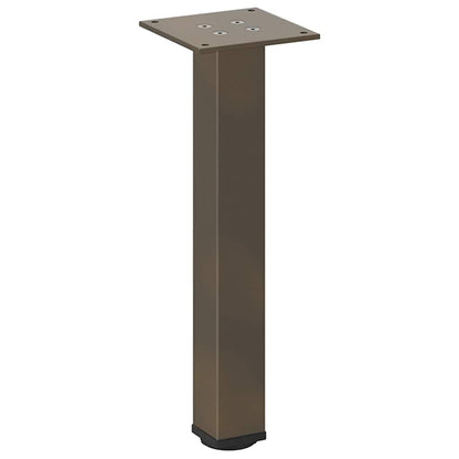 Couchtischbeine 4 Stk. Naturstahl 30-32 cm Stahl