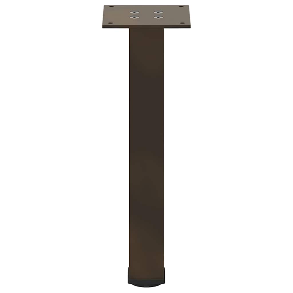 Couchtischbeine 4 Stk. Naturstahl 30-32 cm Stahl