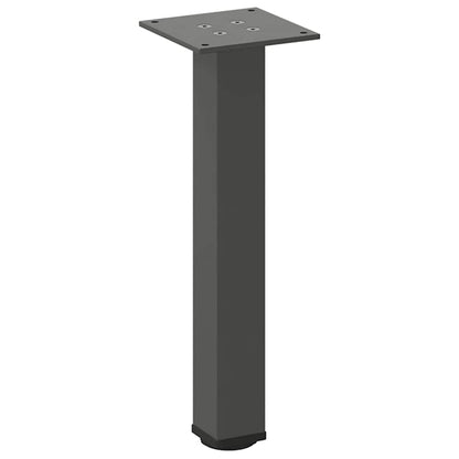Couchtischbeine 4 Stk. Anthrazit 42-44 cm Stahl