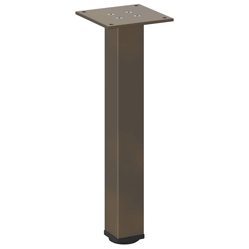 Couchtischbeine 4 Stk. Naturstahl 42-44 cm Stahl