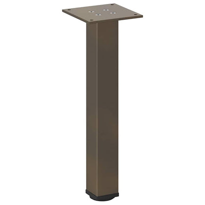 Couchtischbeine 4 Stk. Naturstahl 42-44 cm Stahl