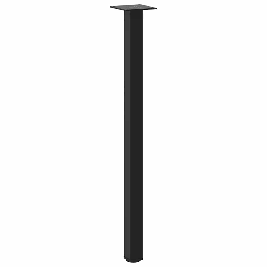 Konsolentischbeine 4 Stk. Schwarz 72-74 cm Stahl
