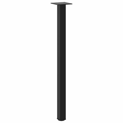 Konsolentischbeine 4 Stk. Schwarz 72-74 cm Stahl